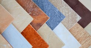 close-up of tiles
