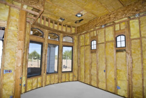 Insulation in a new-build home
