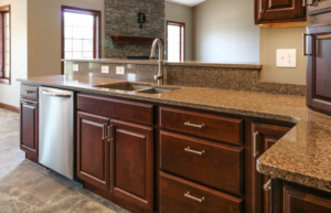 brown quartz countertop