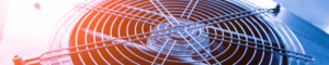 close-up view of an air conditioning unit