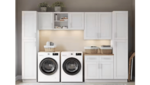 mills pride pre-configured laundry cabinet set